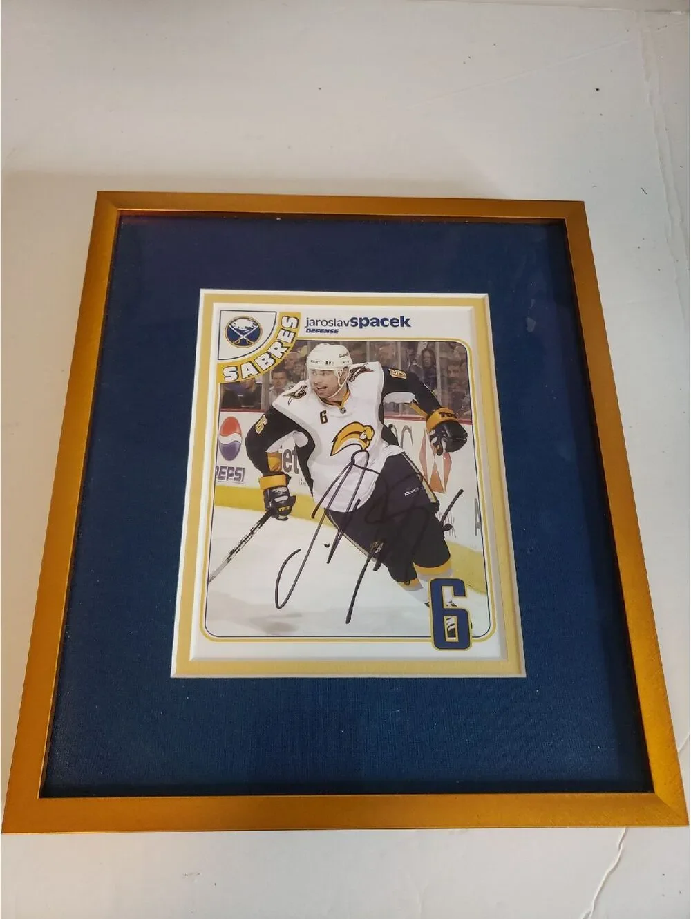 Jaroslav Spacek Buffalo Sabres Autograph